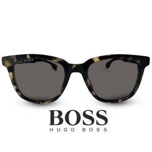 Hugo Boss 1037/S WR7/IR Black Havana Men Women Squared Sunglasses